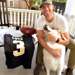 Wil Lutz: The NFL Underdog Gets a Kick Out of His English Cream Golden Retrievers
