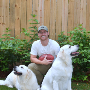 Wil Lutz: The NFL Underdog Gets a Kick Out of His English Cream Golden Retrievers
