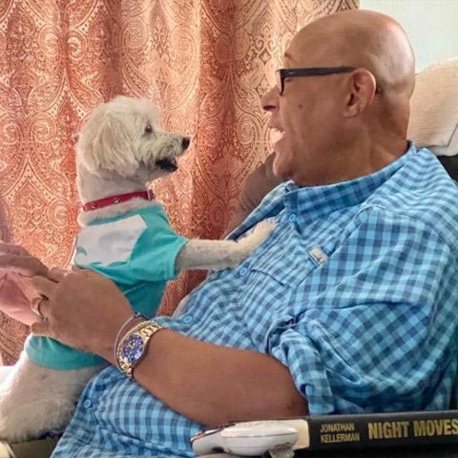 Chef Kevin Belton Lives the Sweet Life with His Dogs